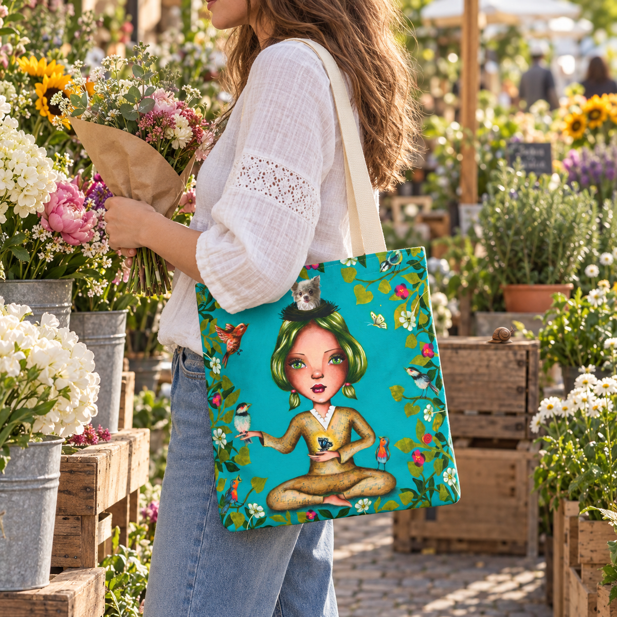 Blu Tote Bag