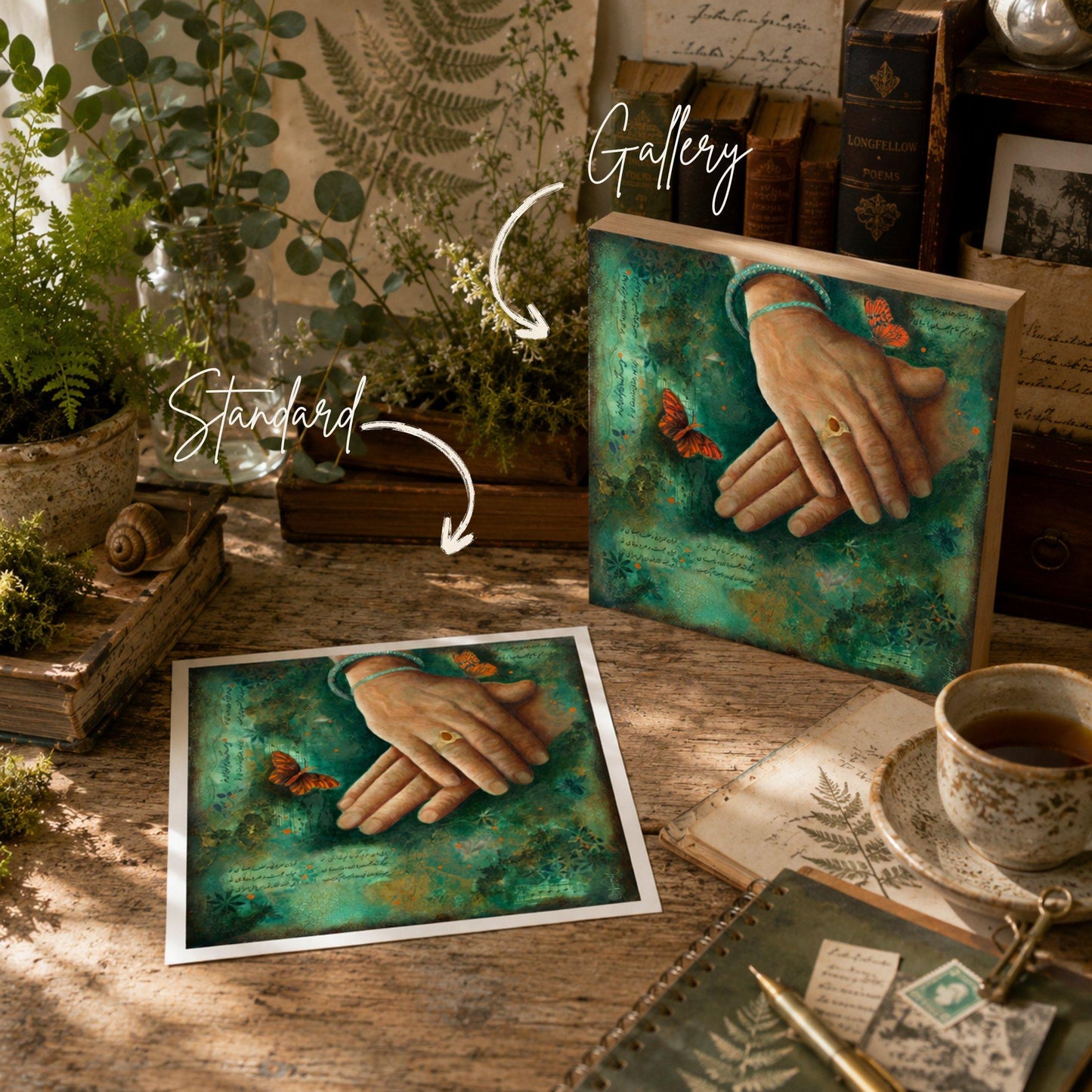 Ses mains, désormais souvenirs